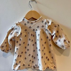 Zara floral top (3-6m)